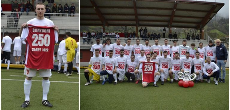 Doppia festa per il San Pellegrino: salvezza centrata e capitan Sonzogni fa 250 presenze (e pure goal)